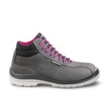 Botín Ultraliviano Funcional CAPRI con puntera de aluminio Color: Gris - Negro