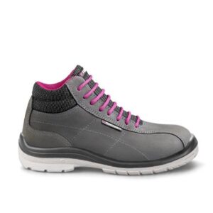 Botín Ultraliviano Funcional CAPRI con puntera de aluminio Color: Gris - Negro