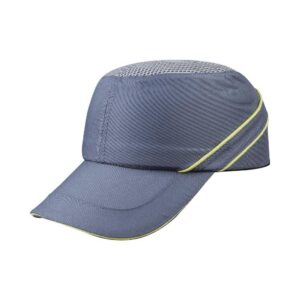 Gorra antichoque tipo baseball - Poliéster /algodón Gris