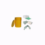 Kit antiderrame en balde amarillo x 20lts