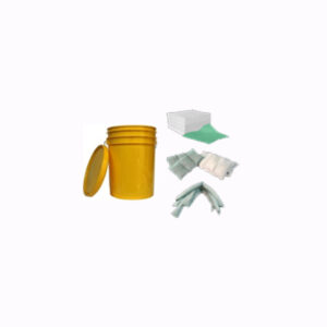 Kit antiderrame en balde amarillo x 20lts