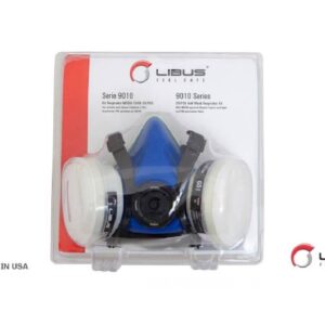 Kit Pintura LIBUS: semimáscara Libus + Kit cartuchos G01 + 2 filtros para partículas + 2 soporte para prefiltro