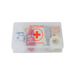 Botiquín caja plástica - Contenido: 11 elementos