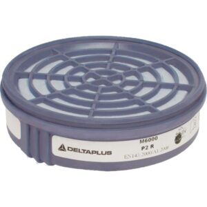 Delta Plus - Kit 2 filtros P2 para semimáscara Partículas sólidas y líquidas de toxicidad media