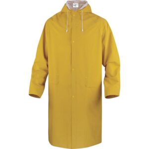 Capa de lluvia Amarilla de poliéster impregnado en PVC - DeltaPlus