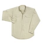 Camisa OMBU Aire Libre Sport manga larga Hombre - Caqui - Verde