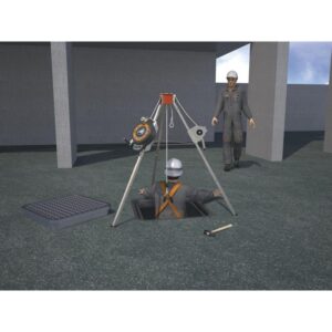 Trípode telescópico de aluminio