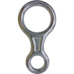 Descensor 8 en aluminio. Sin alas