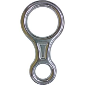Descensor 8 en aluminio. Sin alas