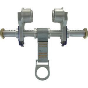 Conector de anclaje corredizo para perfil doble T