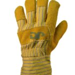 Guantes Americano combinado textil - descarne - Certificado - Amarillo - De Pascale