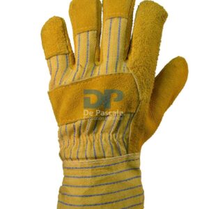 Guantes Americano combinado textil - descarne - Certificado - Amarillo - De Pascale