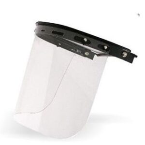 Adaptador universal con resorte + protector facial plano transparente 1mm.