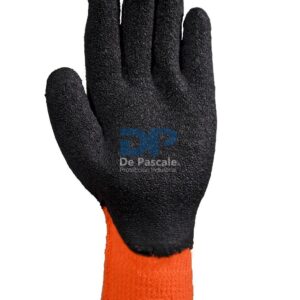 Guante Acrilico G7 Recub. LATEX para FRIO Naranja - De Pascale