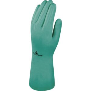 Guante NITRILO verde FLOCADO - DeltaPlus