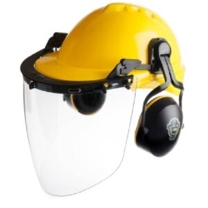 Adaptador casco Facial/Audit Soporte prot facial y auditivo a casco línea MILENIUM
