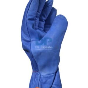 Guante Vaqueta elastizado Hidrofugado - Certificado - Azul - De Pascale