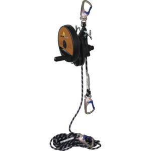 Dispositivo Descensor y de Autosalvamento y de Elevación por Volante c/bolsoEN341 - EN1496 - Soporta hasta 2 personas - Altuma máxima soportada 300mts (no incluye soga TC064)
