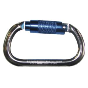 Mosquetón carabinero 18mm ALUMINIO con doble traba
