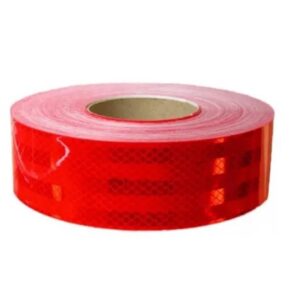 Banda reflectiva ROJA 7,5CM autoadhesiva - Por metro