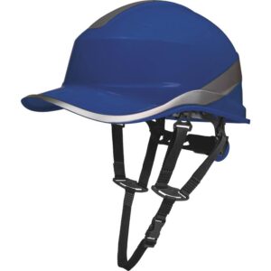 Casco tipo gorra Baseball DIAMOND V Azul - arnés a cremallera y reflectivos - DeltaPlus (copia)