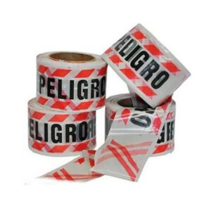 Cinta Peligro doble fax - Rollo de 200mts x 8cm