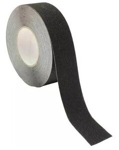 Cinta antideslizante para pisos - Negra - 25mm x 18mts