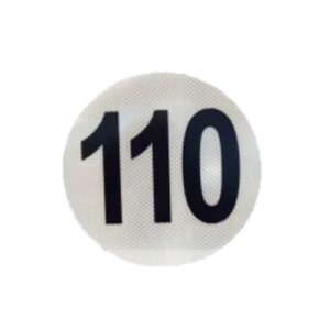 Círculo Reflectivo Velocidad Máxima 110