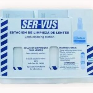 Estación de Limpieza de Anteojos Plástica p/Pared