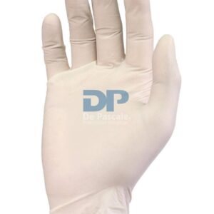 Guante LATEX descartable - Blanco - NUBUS