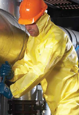 Overol de protección química con costuras termoselladas - CHEMMAX1- LAKELAND