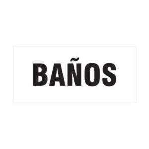 Alto Impacto 14 x 30cm "Baños"