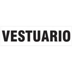 Alto Impacto 14 x 41cm "Vestuario"