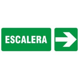 Alto Impacto 14 x 41cm "Escalera - con flecha Derecha"