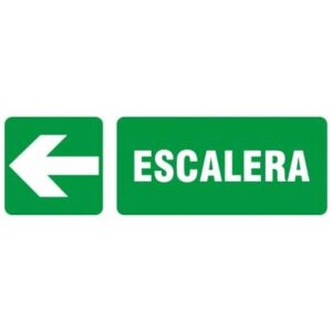 Alto Impacto 14 x 41cm "Escalera - con flecha Izquierda"