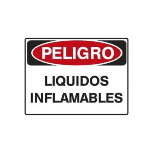 Alto Impacto 30 x 40cm "Peligro - Líquidos Inflamables"