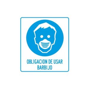 Alto Impacto 22 x 28cm "Obligación de utilizar barbijo"